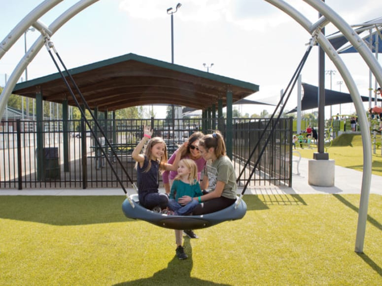 Children playing at Mary’s Magical Place in Hendersonville, TN